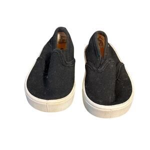Garanimals black canvas slip-on toddler shoes Size 2